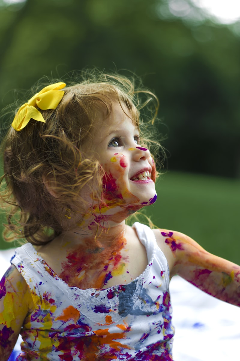 Smiling toddler during a friendly clinic visit