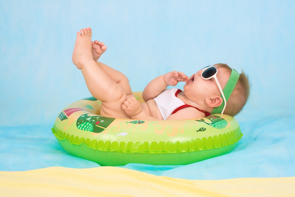 Peaceful newborn during early pediatric care